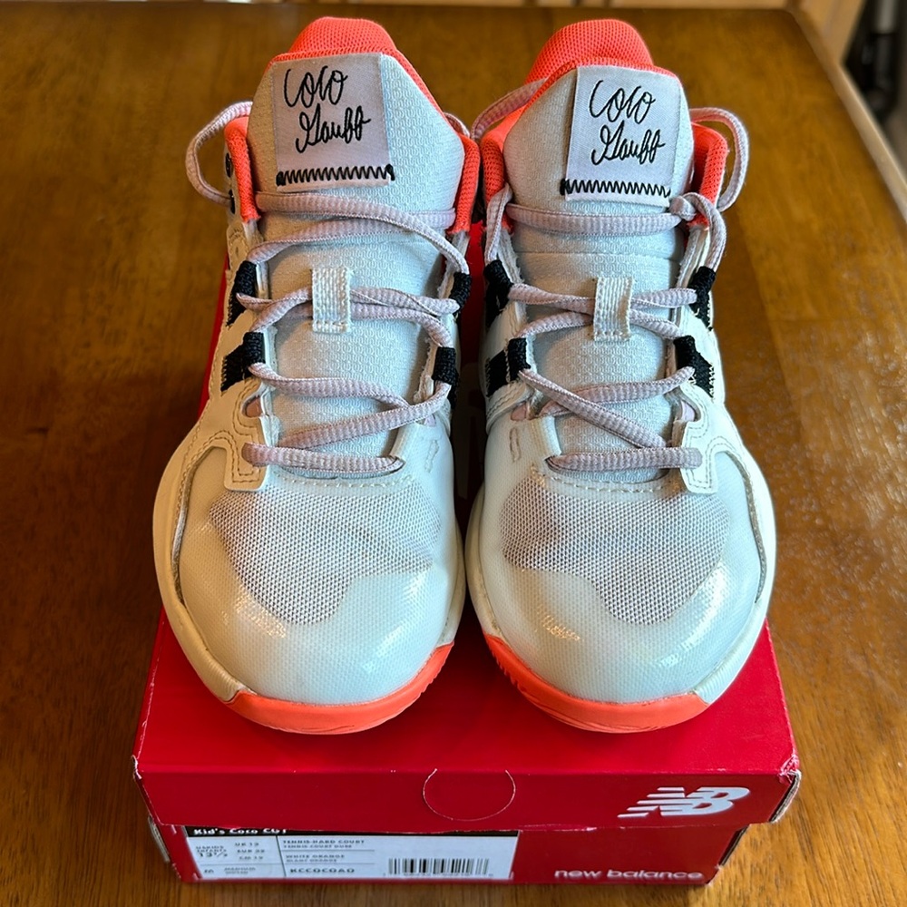 New Balance CG1. This is Coco Gauff’s signature shoe. Great shoe in great shape.